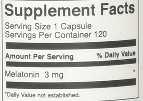 Miniatura 3 de Davinci Labs, Melatonina-3 3 mg 120 cápsulas