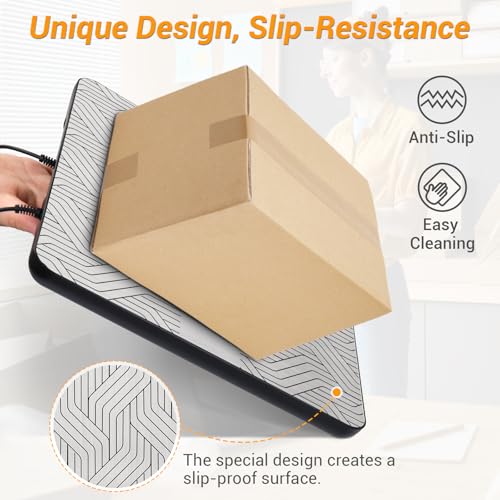 postal scales for shipping packages 440lb heavy duty digital mail scale high accuracy 035oz postage scale wseparate display type-c charging for small business warehouse luggage home pet