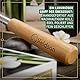 HELDSON® Rückenkratzer Holz EXTRA STABIL [6 Kratzvarianten] - Kratzhand Rückenkratzer Teleskop ausziehbar - Back Scratcher - Rücken Massage Kratzer - Geschenk für Senioren, Frauen & Männer