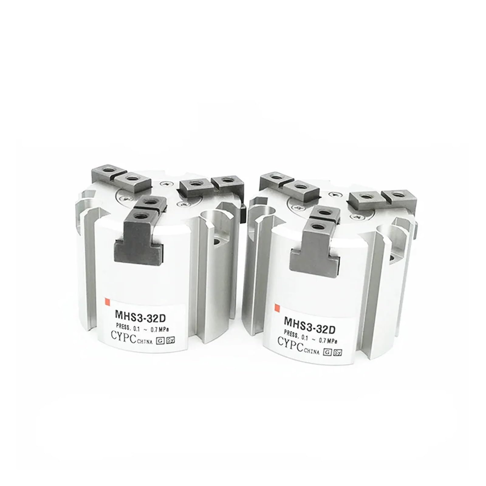 Pince pneumatique à 3 doigts parallèles MHS3-32D pour serrage de précision