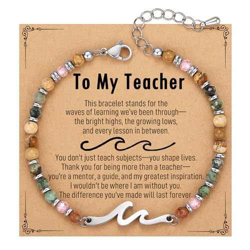 Image of TONY & SANDY Friend Gifts for Women, Unique Birthday Gifts for Women, Sister Gift from Sister, Wave Bracelet, Christmas Stocking Stuffers for Woman Female, Bestie Friendship Bracelets