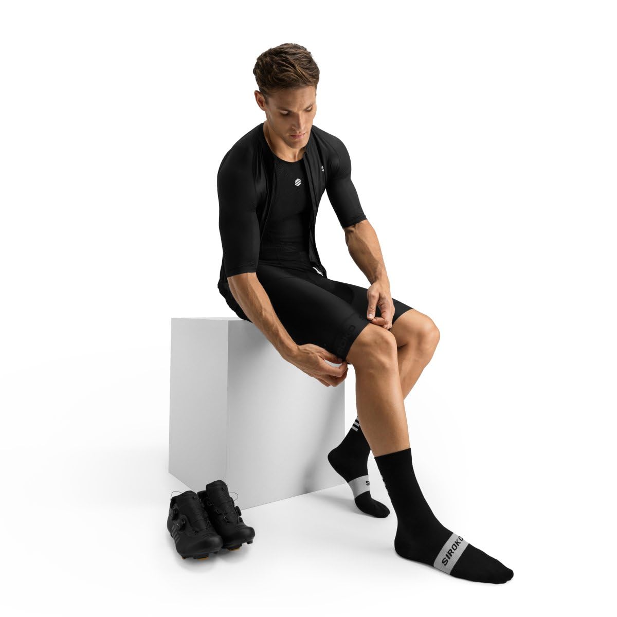 SIROKO Culote Corto Ciclismo SRX Elite Negro