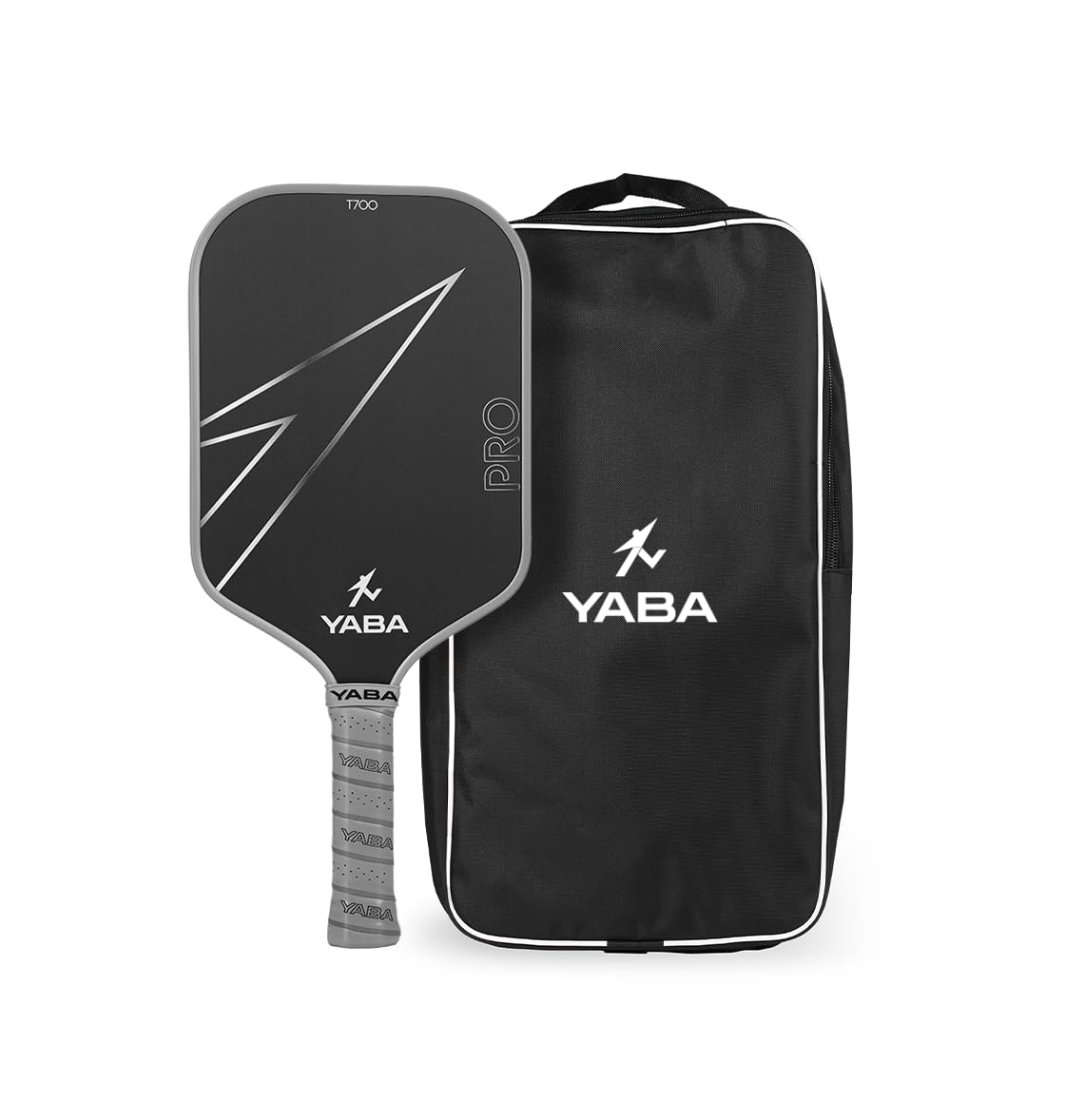Yaba Pro Pickleball Paddle | T700 Carbon Fibre | 16mm Honeycomb Core | Elongated Grip | Nano-Weight Design (Single Grey)-image-20