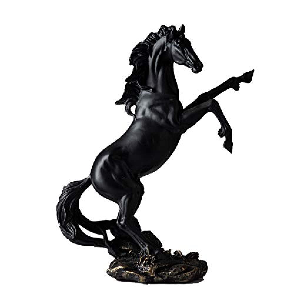 VHKJewE Modern Sculpture for Desk Decor, Home Living Room TV Decoration, Office Furnishings(Black)