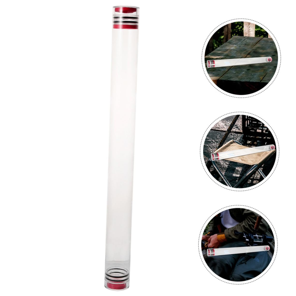 BRIGHTFUFU 1set Fishing Floats Tube Portable Storage Holder Spacer and Wear-Resistant for Organizing Fishing Floats Wall Thickness