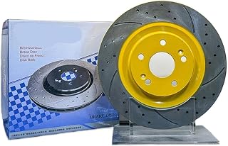 FEIDUN Noiseless Car Brake Disc For Livan S6 Pro And X3 Pro To Resolve Brake Shaking(Yellow)