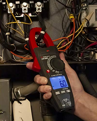 Image of Triplett CM1000 True RMS 6000 Count 1000A AC Clamp Meter with Inrush, LPF, and LOZ