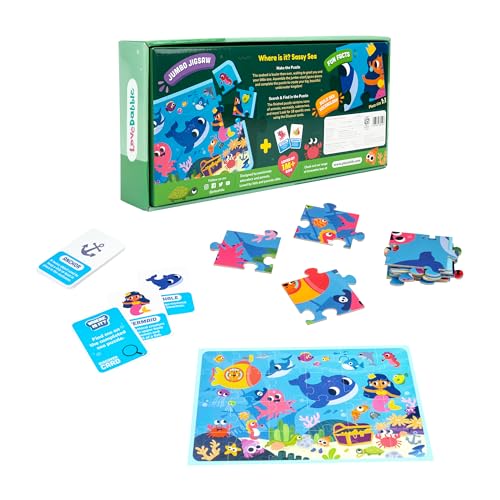 Image of Underwater Jigsaw Puzzles for Toddlers | Where is it? Sassy Sea - LoveDabble | Sea Animals Flashcards for Kids | Learning Toys & Puzzles for Kids | Birthday Gifts for Boys and Girls