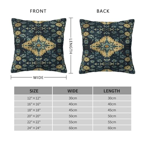 Coussin decoratif 70x70 cm lot de 2 housses style inde pour cadeau maison - 7