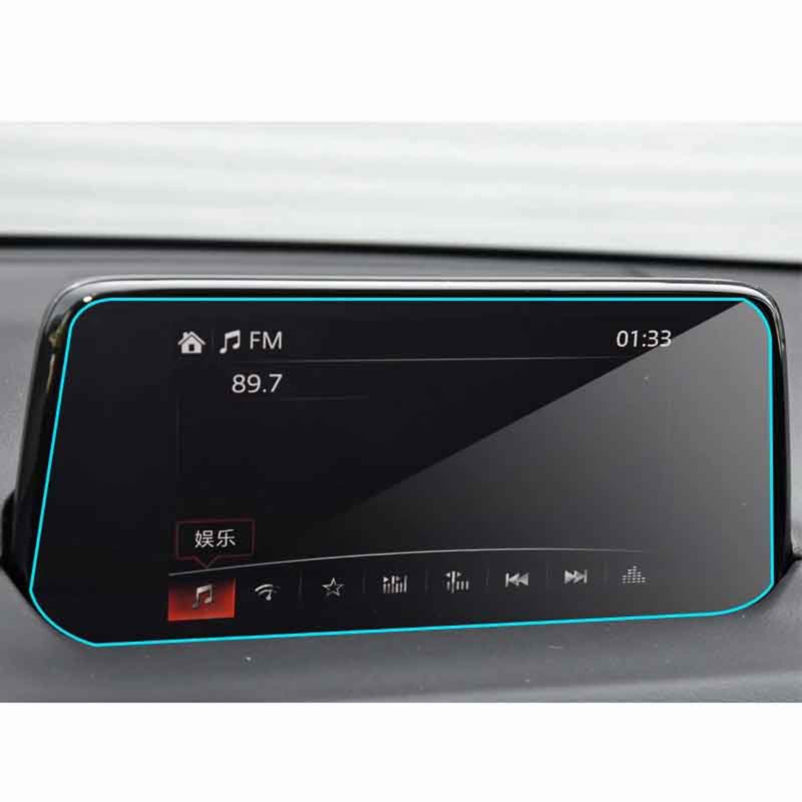 Nawigacja samochodowa Szkło hartowane Ekran LCD Folia ochronna Naklejka Osłona Dla mazdy CX-5 CX5 CX 5 2020