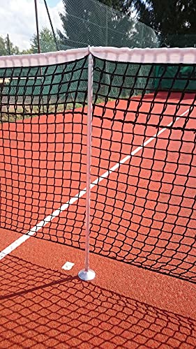 Piquet de tennis simple aluminium 1,05m Carrington poteau filet