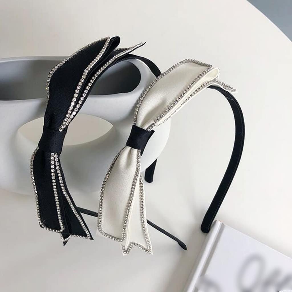 Amazon.com: YMGSCC Hairband for Women Black White Headband  display picture 2