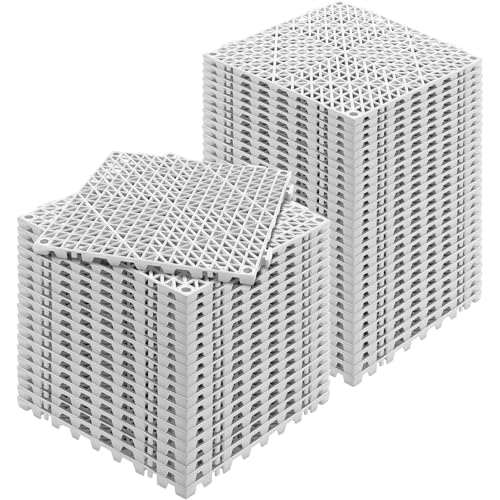 50PCS Interlocking Tile Gray, 12