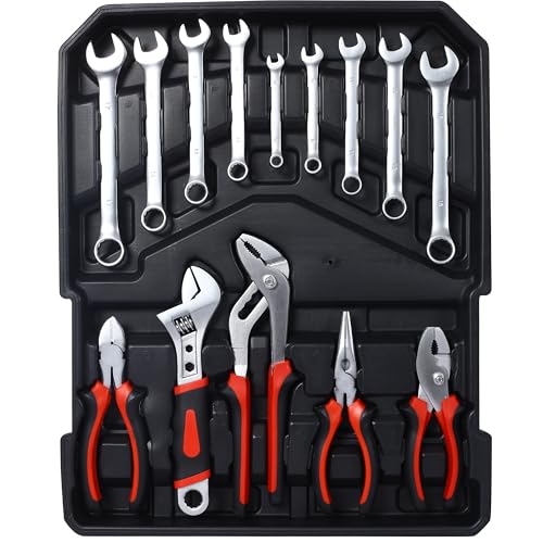 Set de herramientas combinado de 899 piezas con caja rodante miniatura 5
