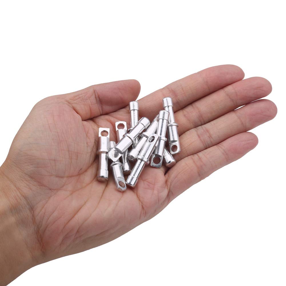 MAGT Wtyczka końcowa drążka namiotowego, 10 szt., lekkie zatyczki końcowe do namiotu, zestaw wymienny ze stopu aluminium do kijów namiotowych 8,5 mm