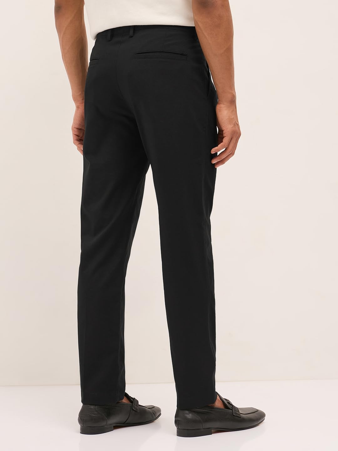 THE BEAR HOUSE Men's Regular Pants (TRO-ALARIN-BK_Black 1