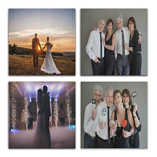 MNSRUU Personalized Canvas Wall Art Custom Prints with Your Photo Customized Christmas...
