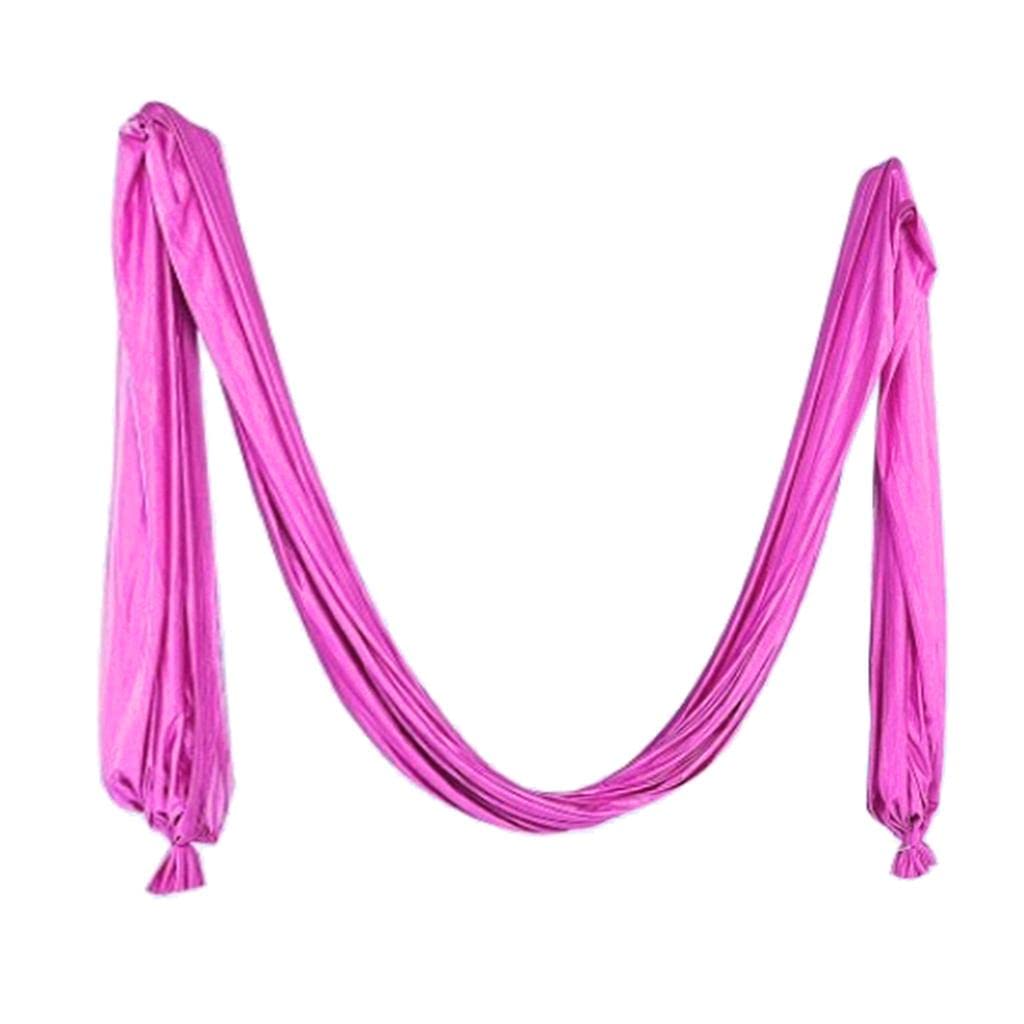 Pilates Yoga Volante Altalena Yoga Aerial Yoga Amaca Tessuto di Seta Rosa Rosso