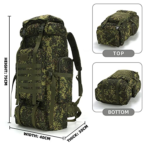 King'sGuard 70L Camping Hiking Backpack Tactical Backpack Military Molle Rucksack Backpack for Outdoor - Additional View