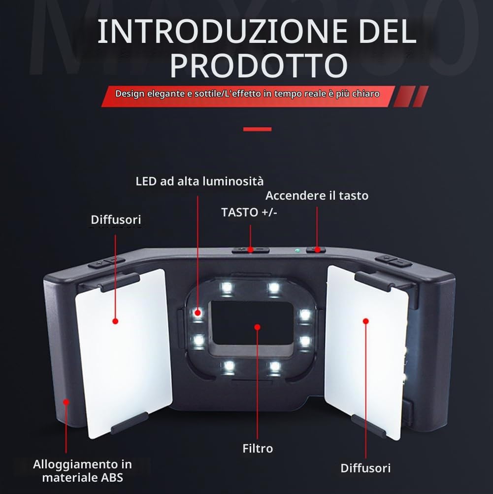 Luce Di Fotografia Flash Dentale Luce Di Riempimento Orale Di Odontoiatria | Led Per La Luce Di Riempimento Dentale Della Foto Di Illuminazione Del Dentista