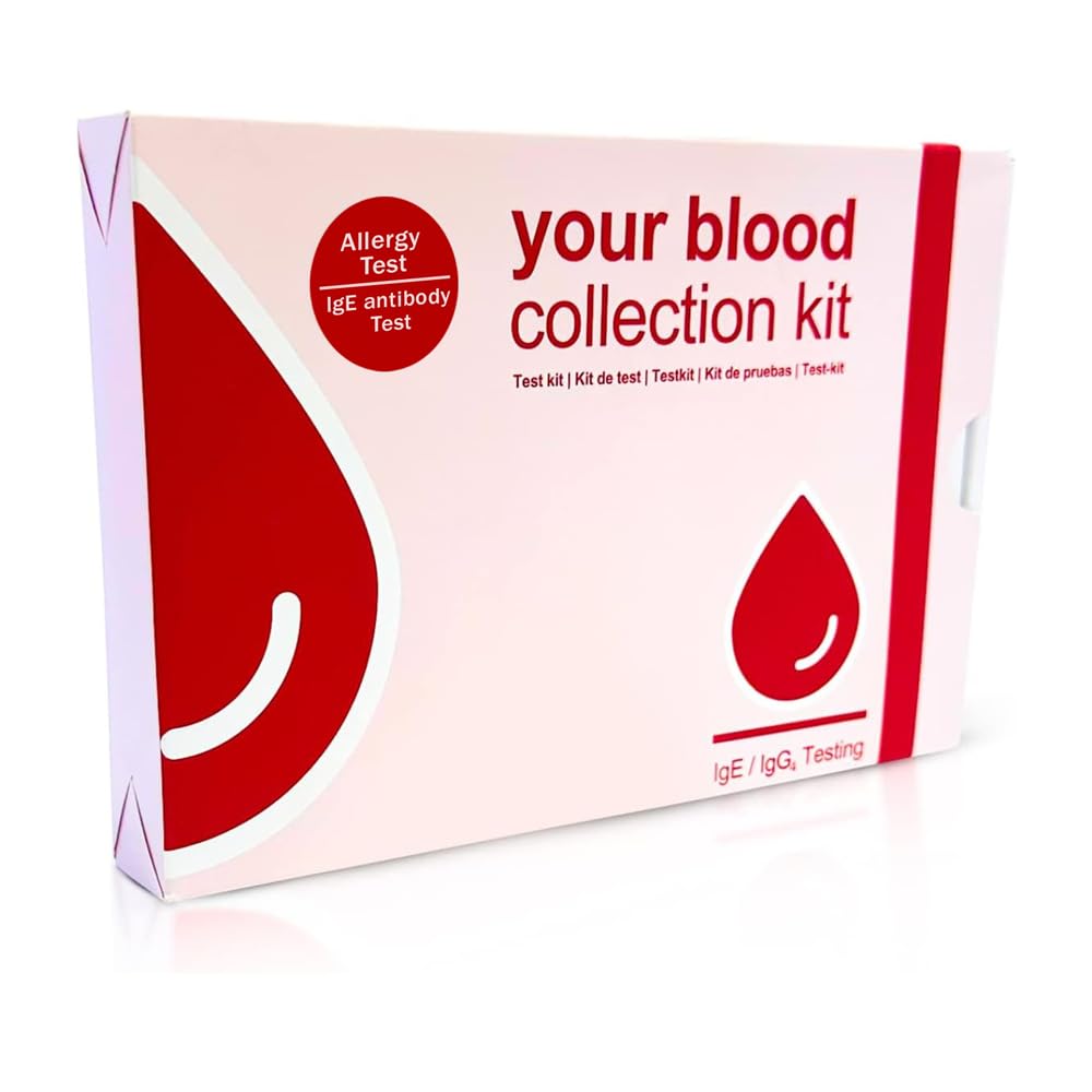 HSO Food Allergy Testing Kit for Adults | Tests for 38 Different Allergy Items | Meat, Milk, Wheat, Rice, Potatoes