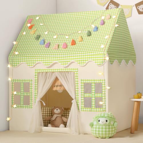 キッズテント 女の子 子供テント 室内遊具 おもちゃハウス 室内テント プレイハウス 3歳以上 秘密基地 誕生日・子どもの日・入園祝い・クリスマスのプレゼントに最適 室外 おままごと