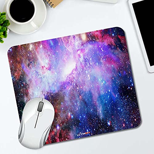 Image of Rectangle Mouse Pad, Anti Slip Rubber Colorful Galaxy Mousepads Desktops Gaming Mouse Mat Customized Designed for Home and Office, 8.6 X 7.08 Inches