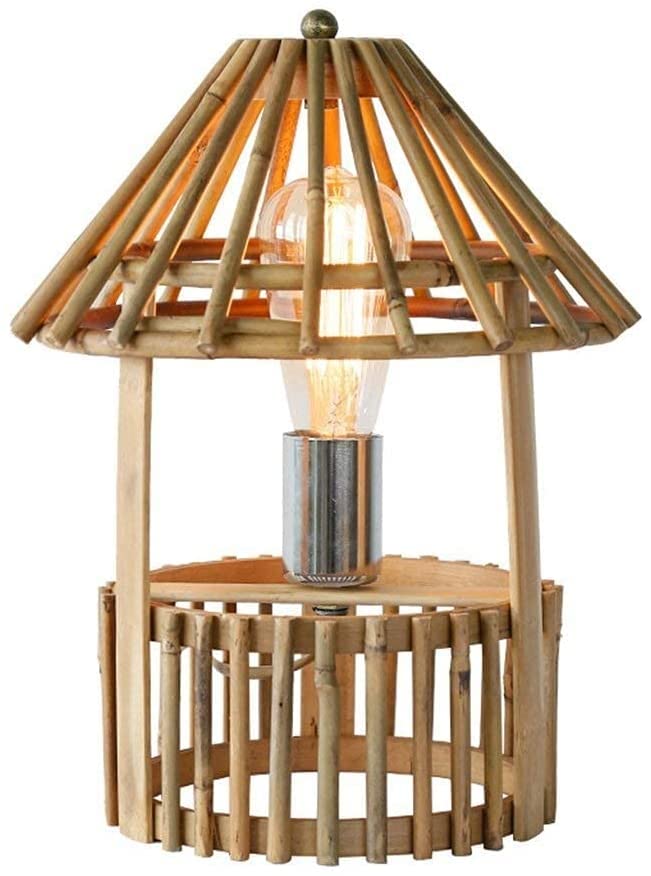 Lampe de bureau chinois en bambou pour créer une ambiance zen de lecture