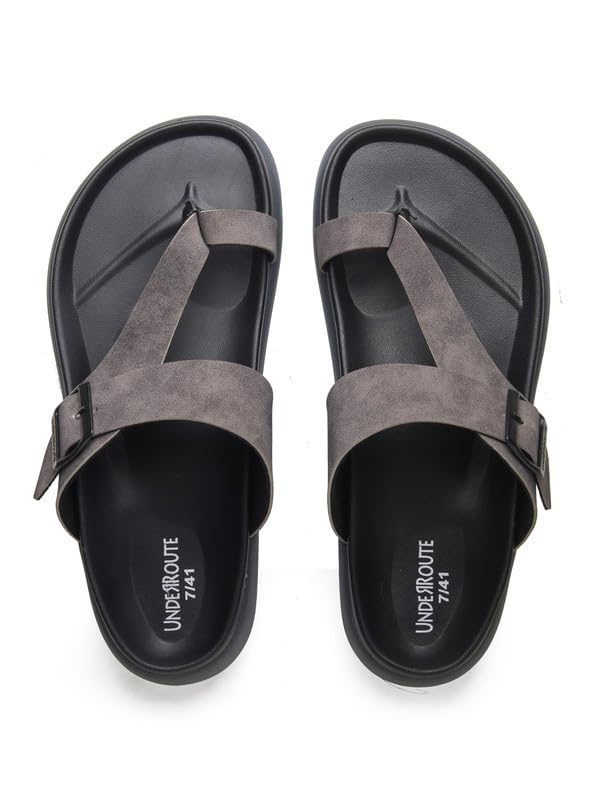 Image of UNDERROUTE mens Underroute Urgh 05 Stylish Durable Soft Footbed Synthetic Casual Sandals for Men Sandal