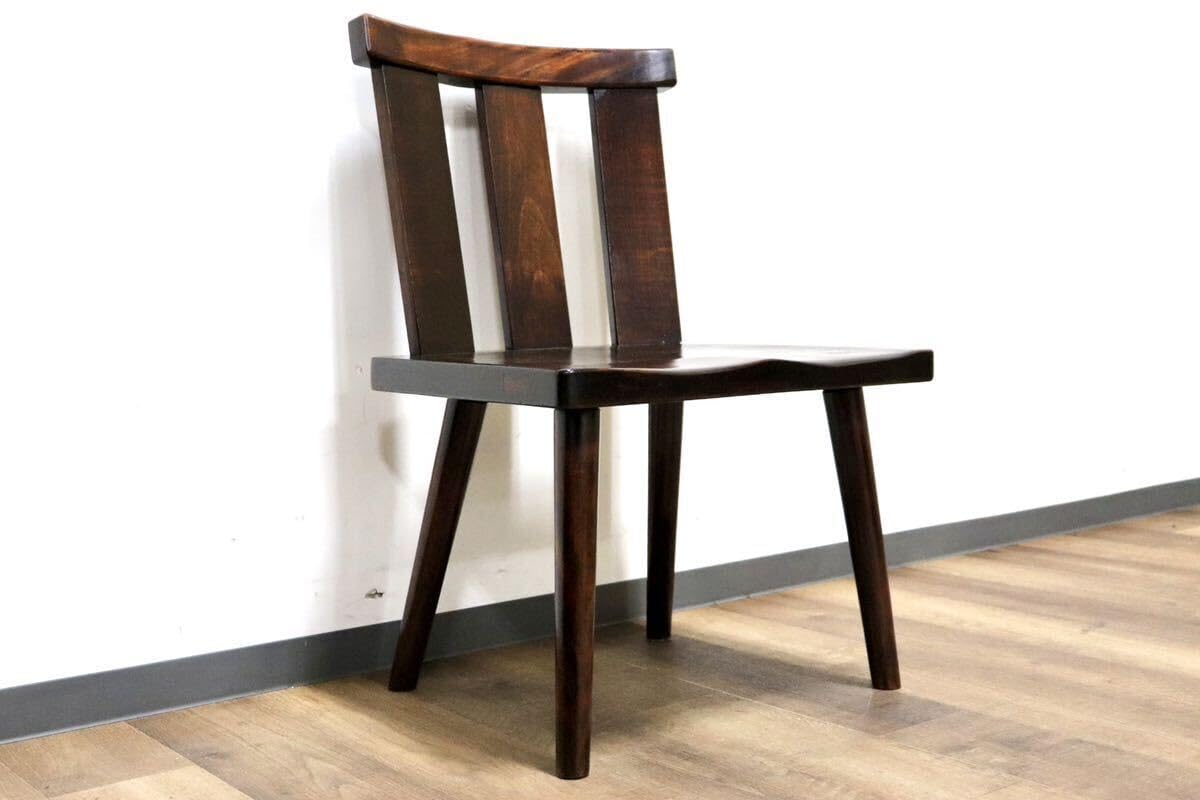 無垢 欅 ダイニングチェア カウンターチェア