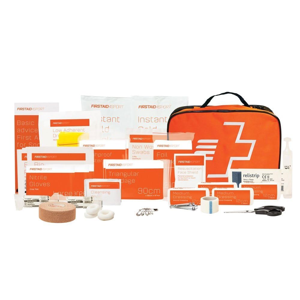FirstAid4Sport Netball First Aid Kit - Essential - Comprehensive Kit for Minor Injuries