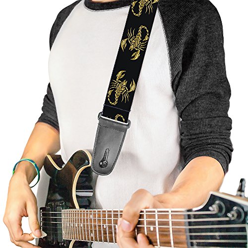 Buckle-down Sangle de guitare 34-60″ Scorpion - Les Beatles, Paul McCartney, John Lennon, RIngo Starr, George Harrison Buckle-down Sangle de guitare 34-60" Scorpion – Image 3