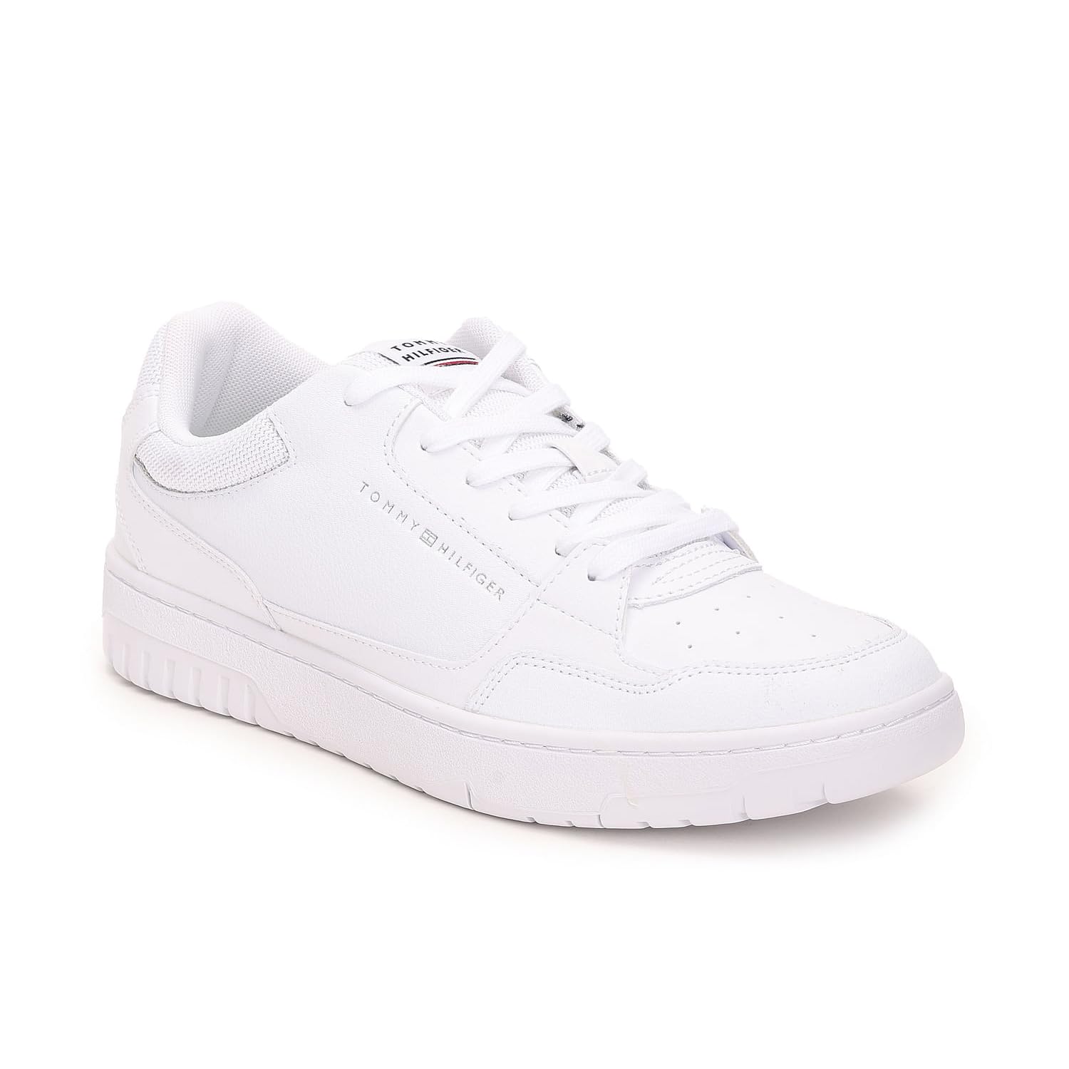 Tommy Hilfiger Leather Solid White Men Flat Sneakers (F23HMFW056) Size- 43 (B0CKWCP8MH) Amazon Price History, Amazon Price Tracker