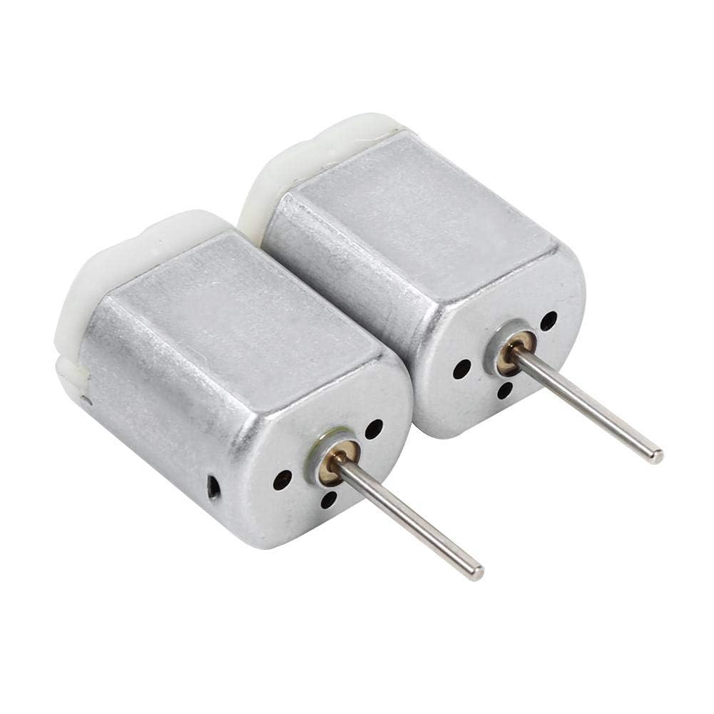 Aramox Universal Car Door Lock Actuator Motors, 22mm Long Shaft, 12V DC, FC-280SC-20150, Metal, 2 Pack