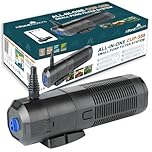 AllPondSolutions CUP-359-2000L/H All in One Pond Pump Filter with Fountain and 9w UV Steriliser, Clear Water Algae Control for Ponds up to 2000L