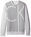 Calvin Klein Men's Long Sleeve Color Block Ck Logo Crew Neck T-Shirt