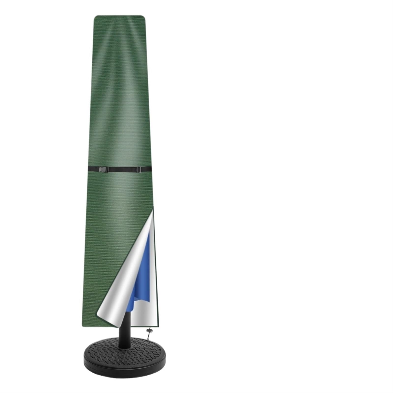 EnxJire Parasol Protective Cover, Green, 190cm