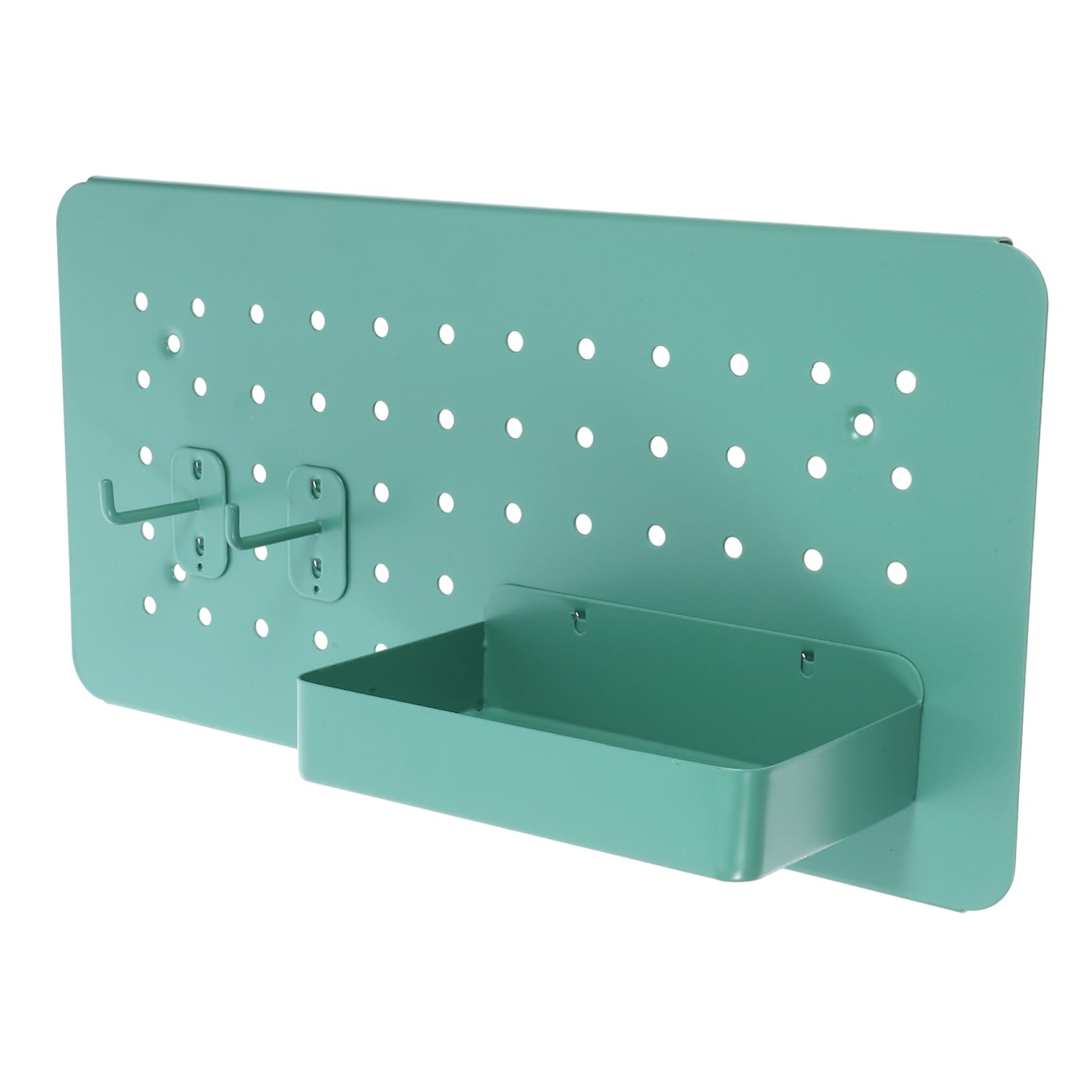 Hohopeti 1 Juego De Caja De Almacenamiento De Escritorio Organizador De Pared De Escritorio Tablero Perforado Para Pared Almacenamiento De Sala De Manualidades Tablero Perforado De