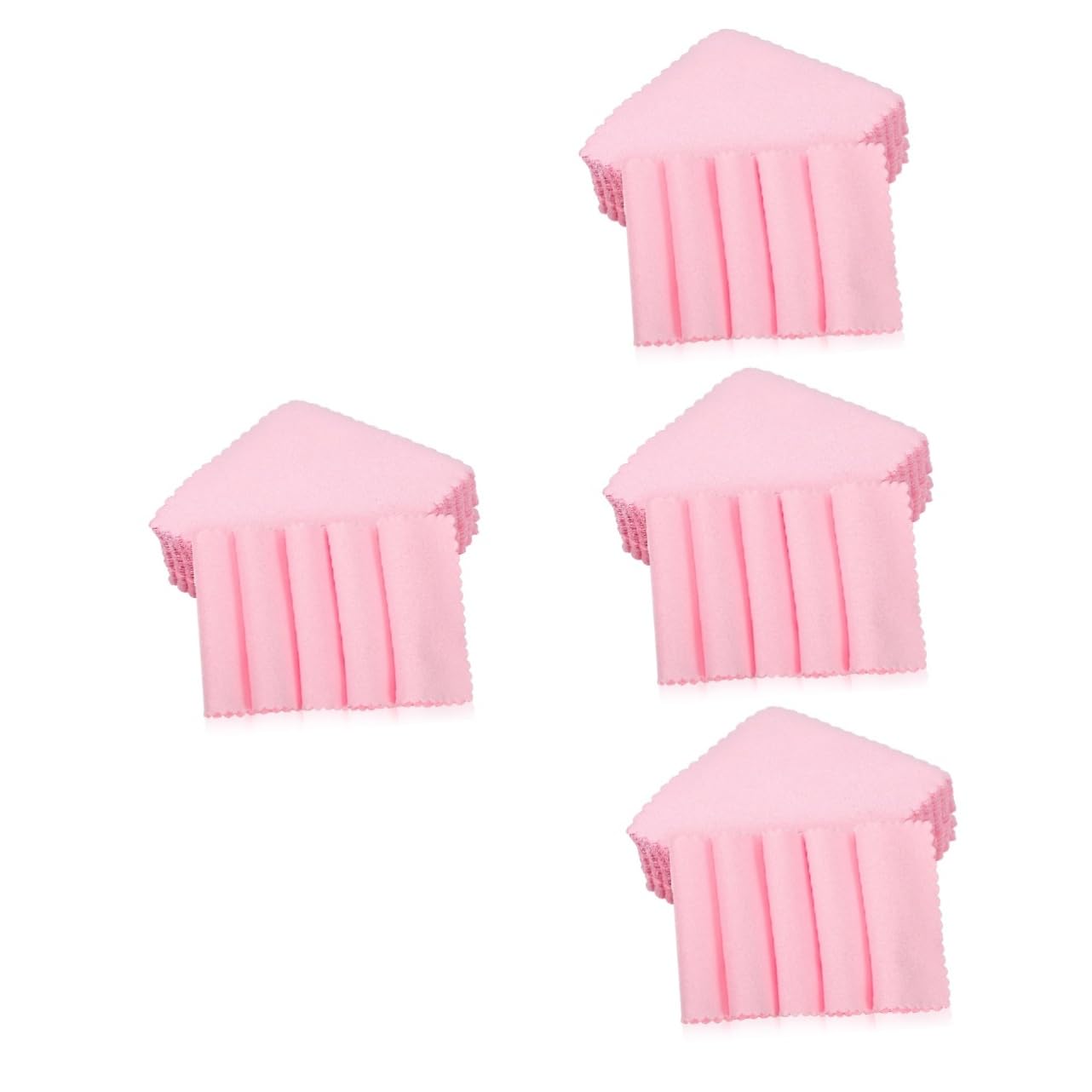 HOMSFOU 4 Set Panno per Pulizia Gioielli Microfibra per Orologi E Schermi Morbido E Sicuro per Pulizia Senza Graffi 100 Pezzi*4