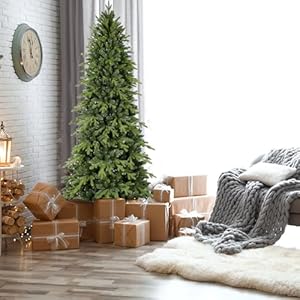 Unlit Artificial Full Christmas Tree 5FT with 1488 PE PVC Tips, Premium Holiday Xmas Tree with Metal Hinges & Foldable Base for Home Office Party, Green Unlit Artificial Full Christmas Tree 5FT with 1488 PE PVC Tips Premium Holiday Xmas Tree with Metal Hinges Foldable Base for Home Office Party Green