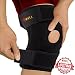 4WELL Knee Patella Support Brace for Men Women - Best Open Patella Knee Stabilizer for Walking Injury Recovery Running Sport ACL - Non Slip Comfortable Adjustable Knee Brace Neoprene. (FDA Approved)