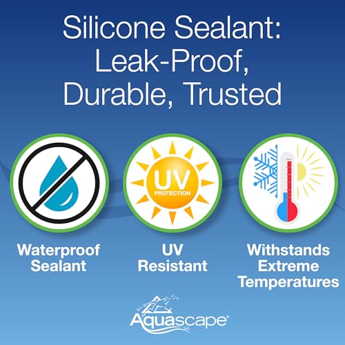 Aquascape Clear Silicone Sealant, Safe for Fish and Plants, 10.1-Ounce Caulk Tube | 82000 by Aquascape - Image 2