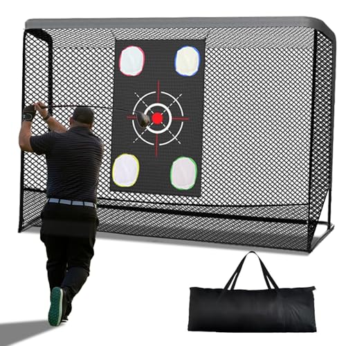 Golf Practice Hitting Net for Backyard Driving Real Balls 10...