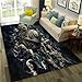 Produktbild NOTEDI Terror TV Zombie Carpet Living Room Home Bedroom Sofa Door mat Area Carpet Soft Flannel Non Slip Floor mat