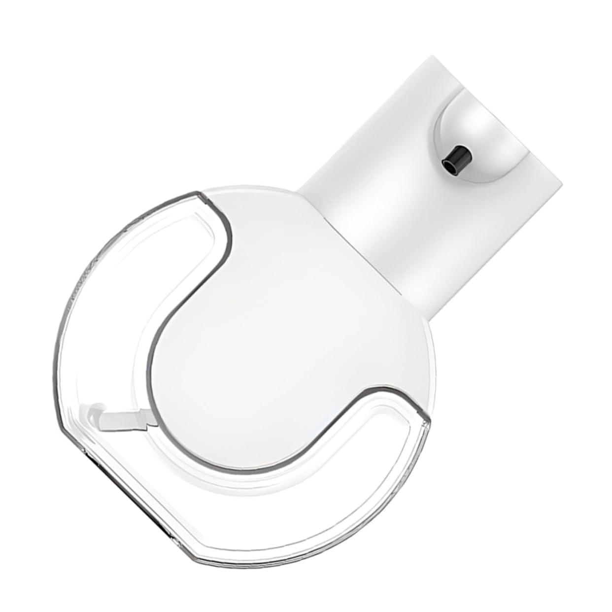TOPPERFUN Automatischer Seifenspender mit Sensor Berührungslos 430ml Kapazität aus Robustem Abs Wiederaufladbar Wandmontierbar für Hygienische Badezimmerausstattung im Zuhause
