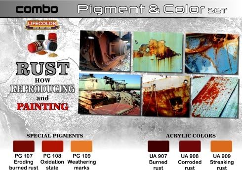Pigment and Color Set LifeColor SPG03 RUST