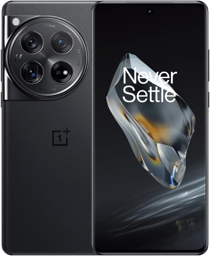 oneplus 12 5G (UK) 16GB RAM 512GB Storage SIM-Free Smartphone with 4th Gen Hasselblad Camera for Mobile - 2 Year Warranty - Silky Black