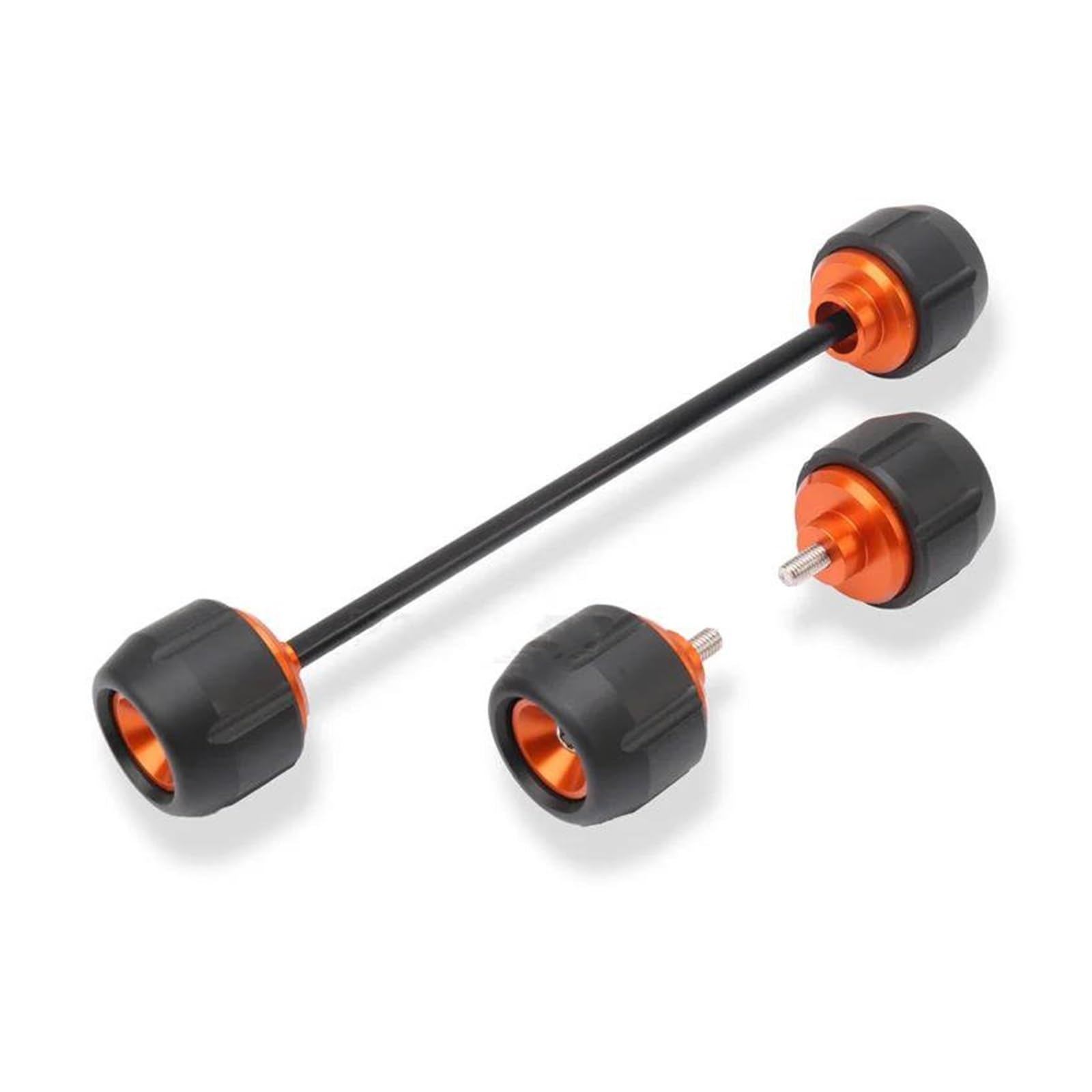 Protezione Anticaduta Accessori per Motociclette, Cursori Antiurto per Forcella Anteriore E Posteriore, Protezione Ruota per Duke 390 2024 Crash Pad Protector