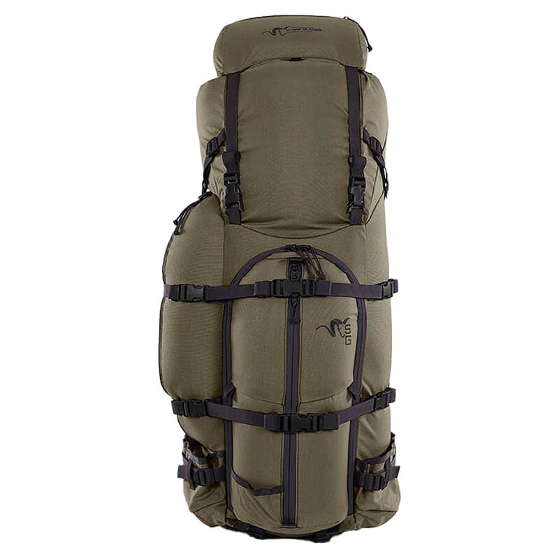 Stone Glacier Sky Guide 7900 Pack with Xcurve Frame, 7900 Cubic Inch Capacity, Ranger Medium, Heavy-Duty YKK Zippers, Cordura 500, Made in USA (50078-RG-M)