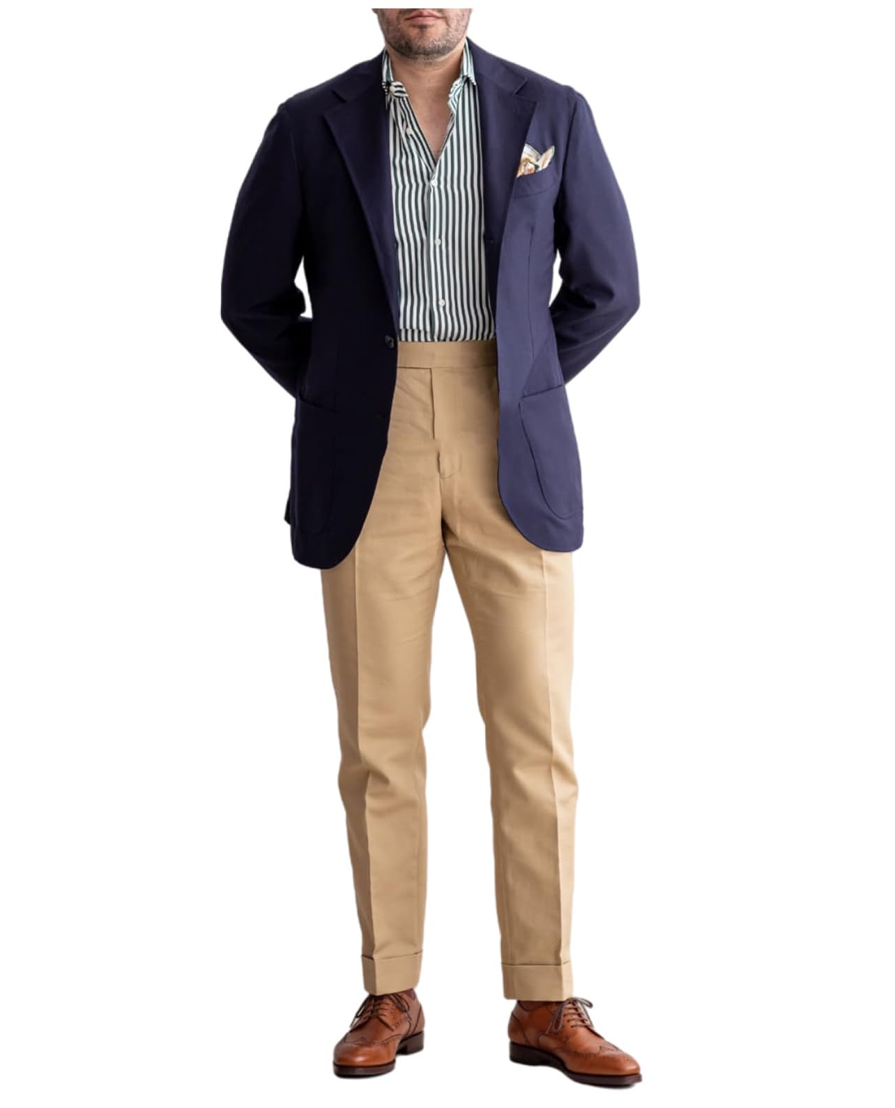 Uomo Casual Cena Vestito 2 Pezzi Notch Risvolto Giacca e Pantaloni Set Intervista Quotidiano Smoking